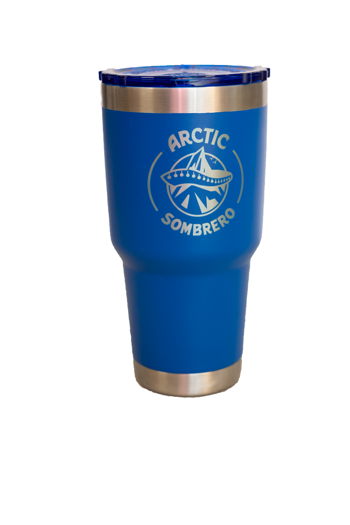 Arctic Sombrero Lid with 30 ounce Stainless Steel Vacuum insulated Tum