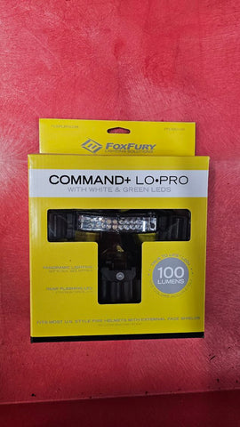 Clearance - FoxFury Command, LoPro White/Green Head Lamp