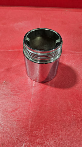 Clearance - 2.5" Female NPT x 2.5" Male NH, Chrome Tank Fill Adapter