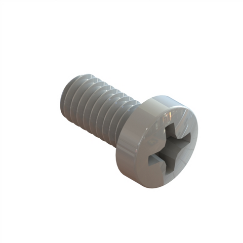 B-6289-4 Screw M4X0.7X8 Phillips Raisedcheese Zinc