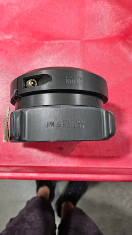 Clearance - 5" Female NH Rocker Lug Coupling for Large Diameter Hose with collar